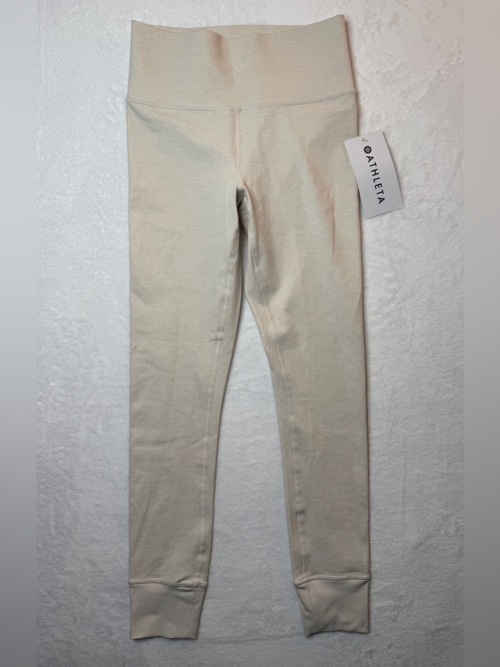 Athleta Softluxe High Rise Legging Sz S Silver Cloud Heather New W/ Imperfection